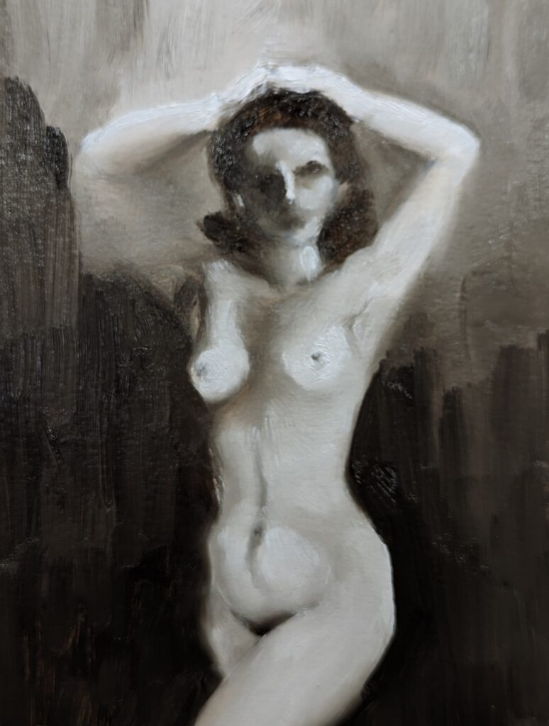 Study nude abstract