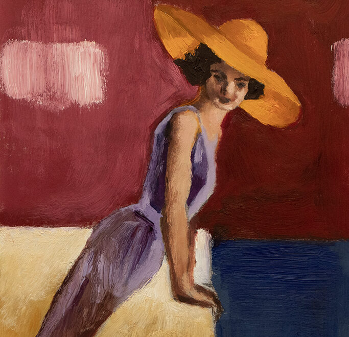 Woman with hat (Study)