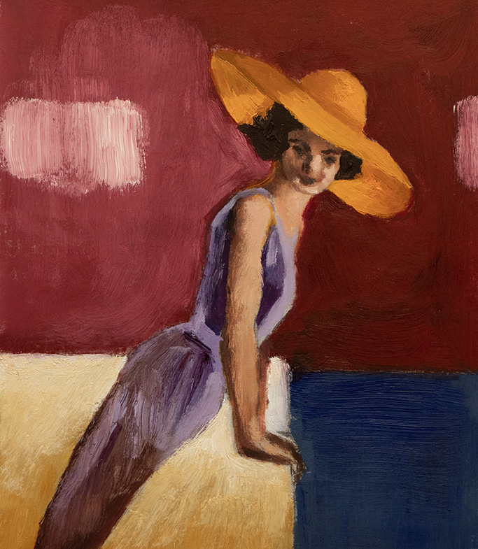 woman with hat by andre romijn