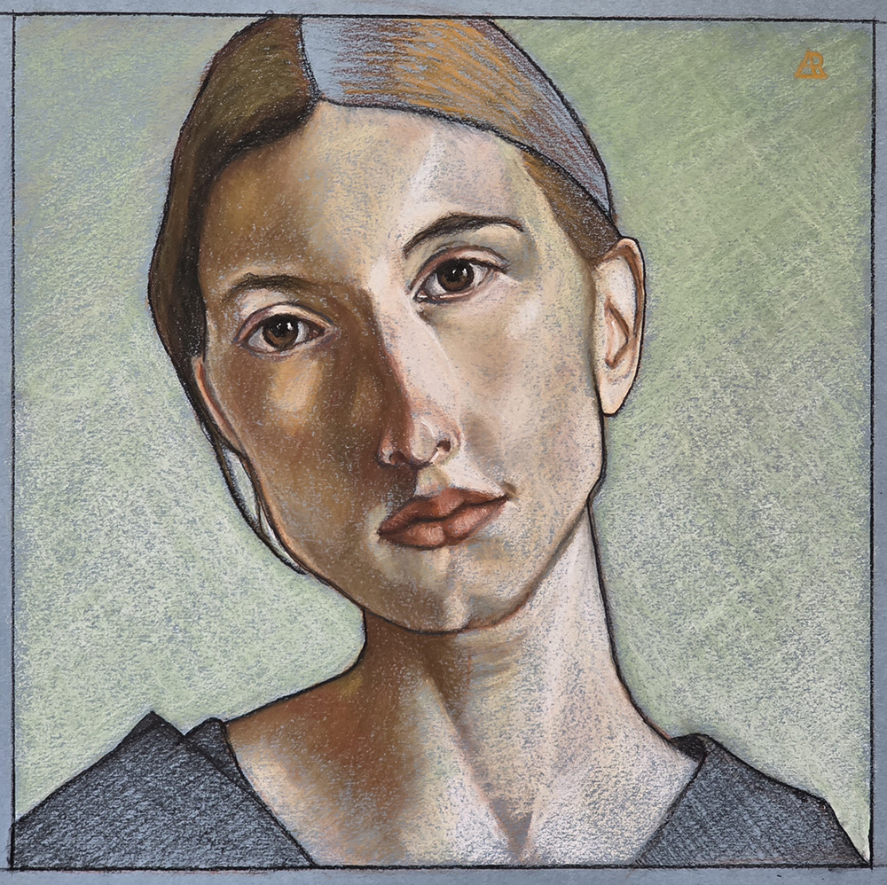 Portrait pastel by andre romijn